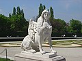 Sphinx at Belvedere park, Vienna, Austria