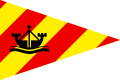 Burgee of Looe Sailing Club, established in 1934