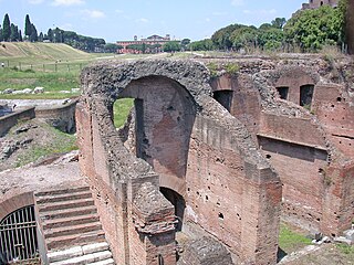 Circus Maximus, remains of the arcades and the southern curve