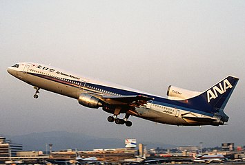 ANA L-1011-1 at Osaka International Airport (1993)