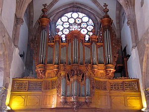 Français : Église Saint-Thomas - tribune