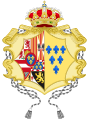 Arms of Elisabeth Farnese as Dowager queen