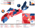 Nova Scotia general election 2017 - Winning party vote by Riding