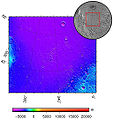 Topography of Acidalia Planitia, Mars