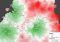 Isochrone map