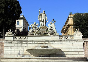 Piazza del Popolo – Fountain of Neptune