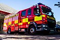 Lancashire, England - fire engine