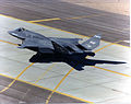 Northrop-McDonnell Douglas YF-23 on taxiway.