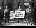 Anti-Semitic Nazi boycott of Jewish businesses and shops, Tietz Departement Store, Berlin, 1 April 1933