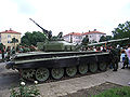 Yugoslav built main battle tank M-84 on display in army camp in Pozarevac, Republic of Serbia.