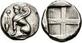 Coin from Chios, circa 380–350 BCE