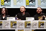 Thumbnail for File:Edgar Wright, Simon Pegg &amp; Nick Frost (2013).jpg