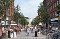 "Strøget", a main pedestrianized shopping street