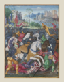 1515 - François Ier chargeant contre les Suisses à Marignan