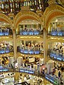 Galeries Lafayette departement store: inside the main building