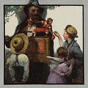 Norman Rockwell - The organ grinder (1920).jpg