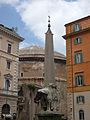 Pantheon seen from Piazza della Minerva