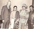 Nelson Mandela, Cidalia Chissano, Winnie Mandela, Alberto Chissano