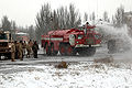 Airport crash tender based on a MAZ-543