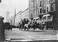 Horse-drawn fire engine on its way to the Triangle Shirtwaist Factory fire, March 25, 1911