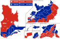 Quebec independence referendum 1995 - Vote by riding (Simple)