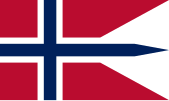 State Flag of Norway since 1899, War flag since 1905.