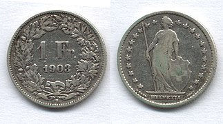 1 silver CHF 1903