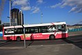 Metro bus, Queen Elizabeth Bridge, October 2009