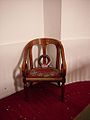 Chair of Kossuth in the Great Protestant Church of Debrecen (1848)