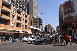 A street in Hillbrow.