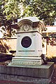 Monument in Baltimore where Poe is buried