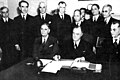 Signing the Constitution of the Phillippine Commonwealth, 1935