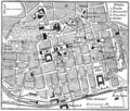 Historical map of Darmstadt (1888)