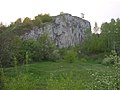 Limestone rock in Zakrzówek (Krakow)