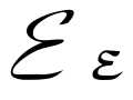 double storey with single round stroke like small Greek epsilon