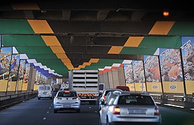 World Cup decorations in Johannesburg.