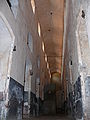 Hallway of the cellblock building, Île Royale