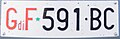 Guardia di Finanza (financial police/customs) plate