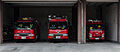 Fire engines at the fire department of Nikko