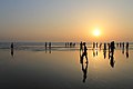 বাংলা: কক্সবাজার সৈকতে সূর্যাস্ত English: Sunset at Cox's Bazar