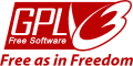 GNU GPL v3 logo