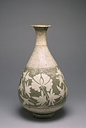 Korean - Wine Jar with Design of Peonies - Walters 49174 - Profile.jpg