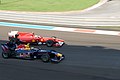 Webber and Fernando Alonso at the Abu Dhabi GP