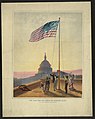 The flag that has waved one hundred years-A scene on the morning of the fourth day of July 1876 (1876), by E.P. & L. Restein.