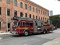 Toronto Fire Service (TFS) engine T333. F114 Rescue Ladder Platform.