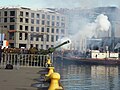 Gun salute to mark start of WWI (Germany's invasion of Belgium)