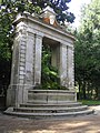 The so-called "Don Tullio fountain" in the city garden