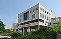 Linden Center and Anna Seghers Library in Berlin-Hohenschönhausen seen from northwest