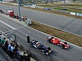 Klien and Michael Schumacher, testing at Valencia