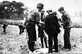 1907 - Robert Baden-Powell at the first Scout encampment on Brownsea Island